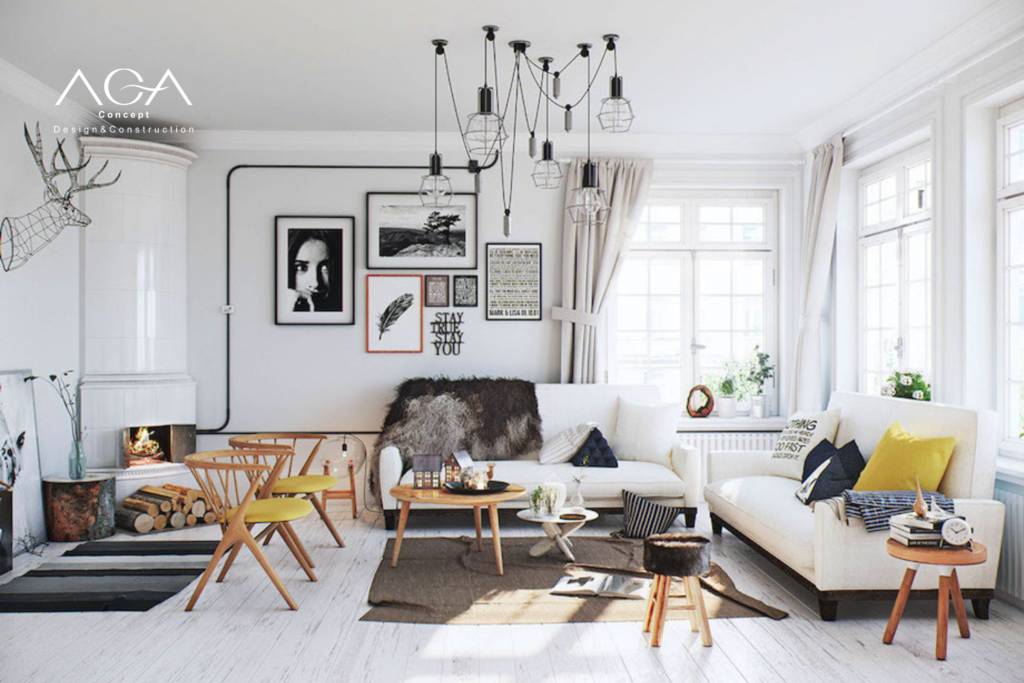 phong cách scandinavian hiện đại