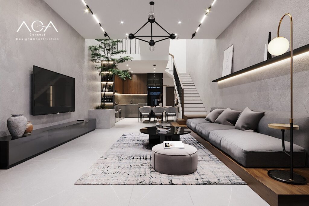 ánh sáng thiết kế trong nhà