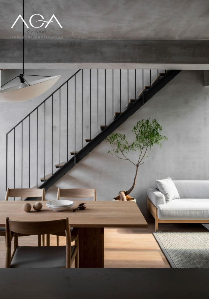 thiết kế nội thất japandi