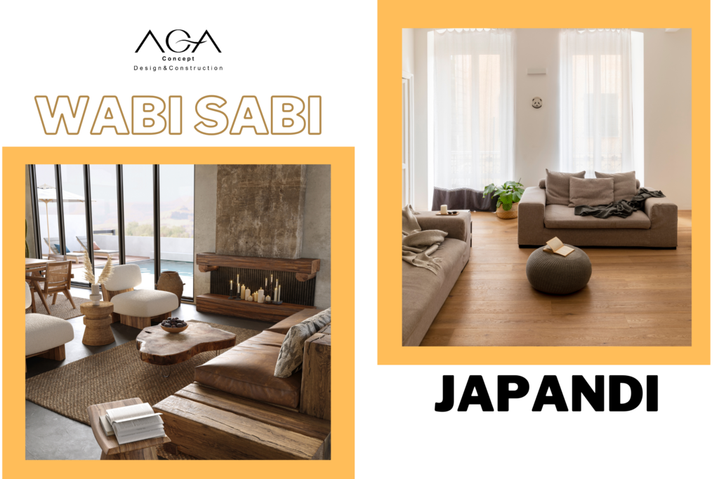 phong cách wabi sabi và japandi