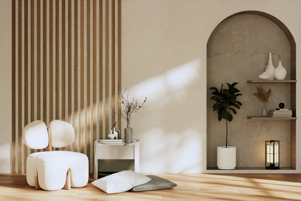 phong cách wabi sabi trong nội thất